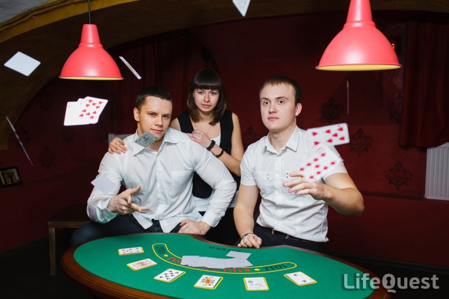Квест Ограбление казино, LifeQuest. Санкт-Петербург.
